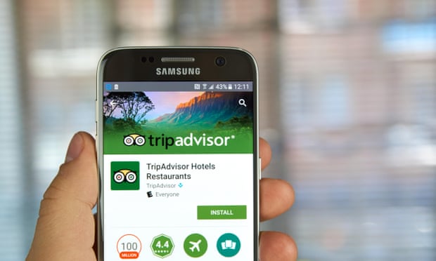Trip Advisor mobile app